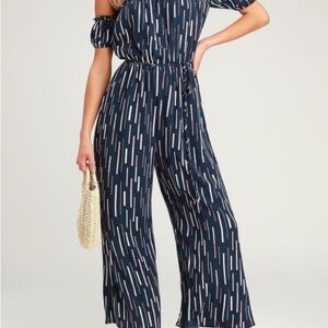 Lulus Off-Shoulder Multicolor Striped Dress